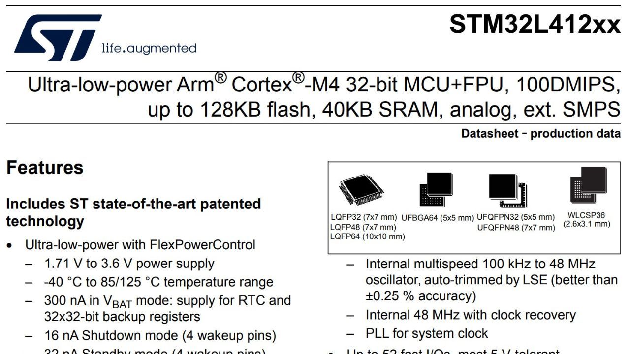 Steppeschool STM32 Programming Course Datasheet