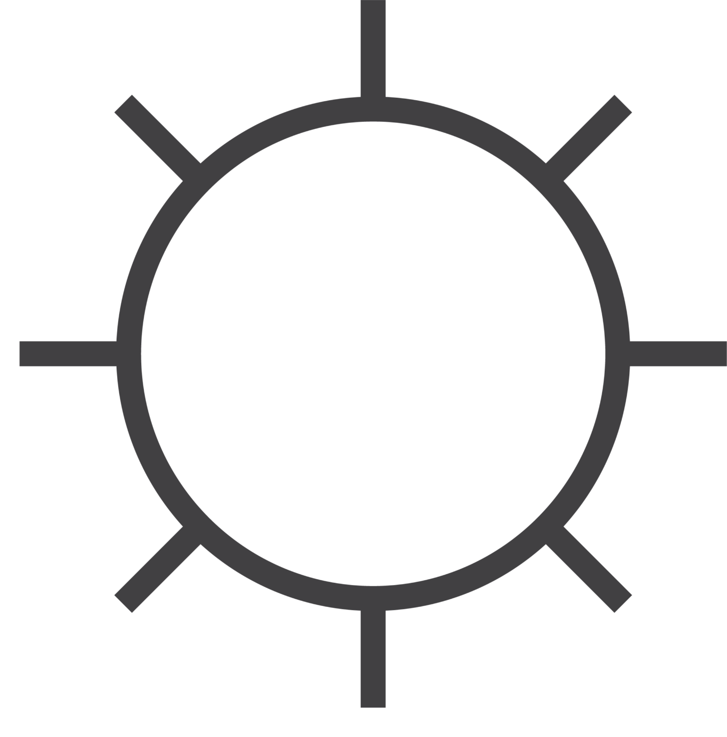 Graphic of a Sun to Represent Summer