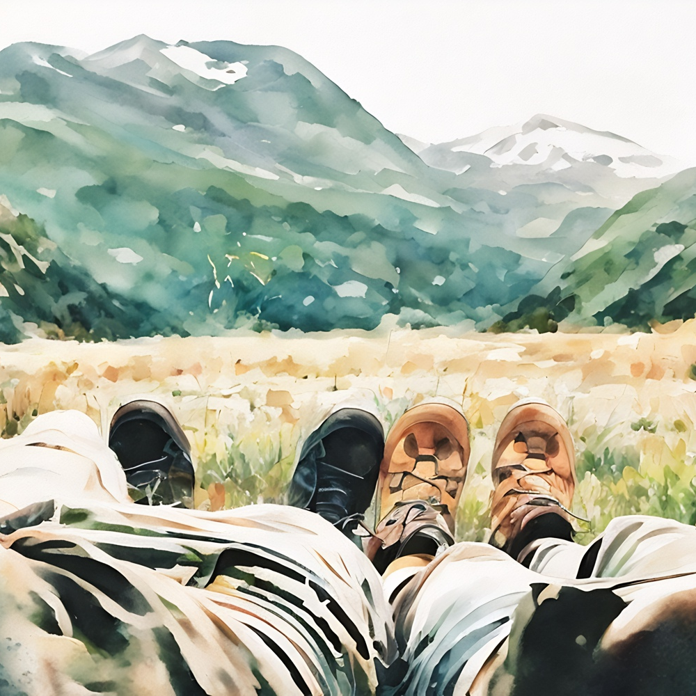 Watercolor Painting of Dr. Sue McCreadie Founder of Soulfull Medicine