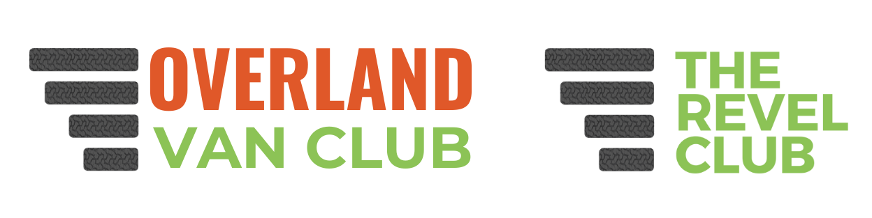 THE REVEL CLUB & OVERLAND VAN CLUB LOGO