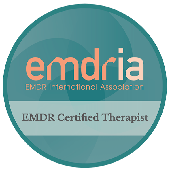 EMDRIA Certified Therapist Badge - Specialized Trauma Expertise