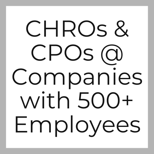 HR event for HR Leaders at Large Companies 