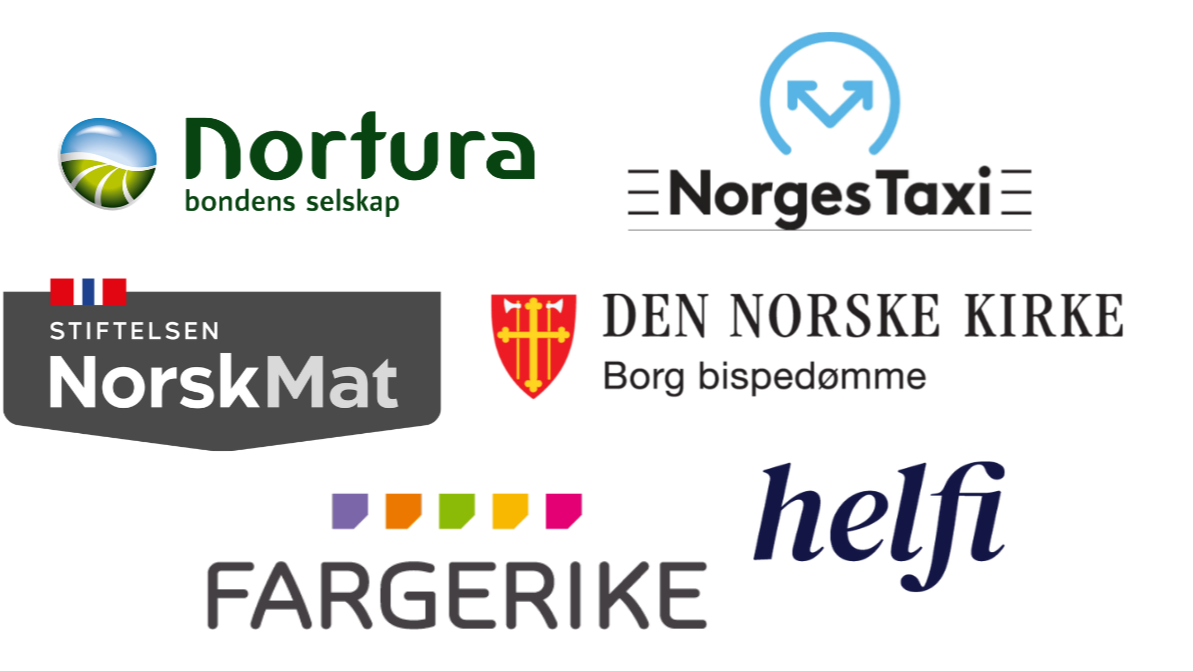 Logoer av kunder Valen-Utvik har jobbet med.