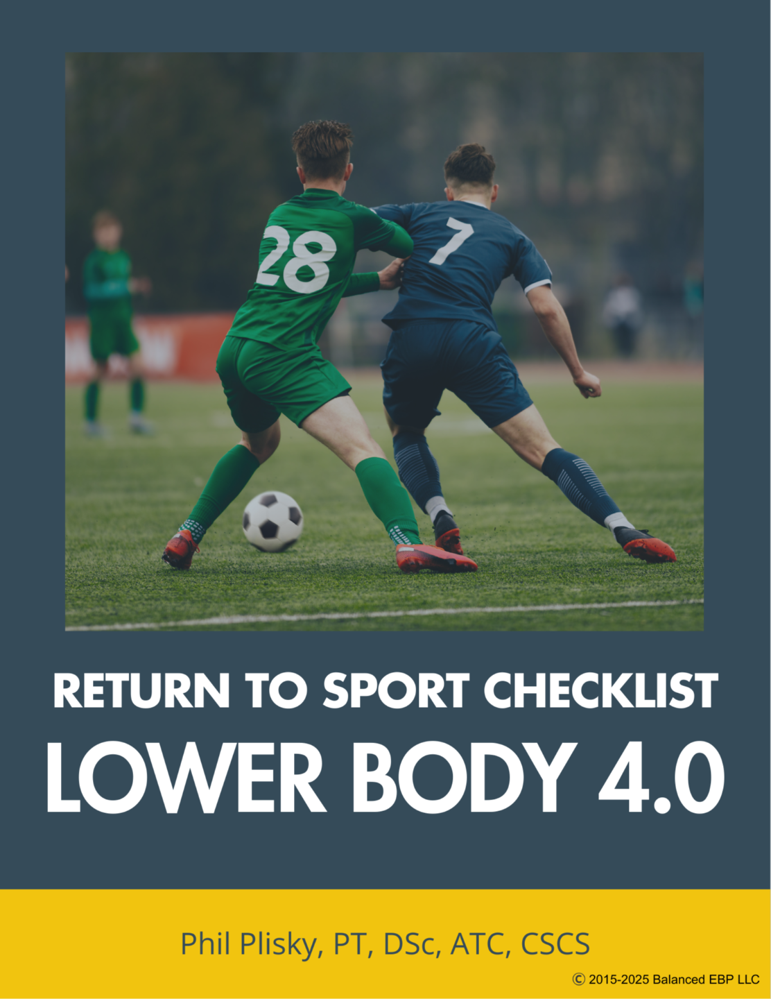 Lower Body 4.0 return-to-sport checklist cover