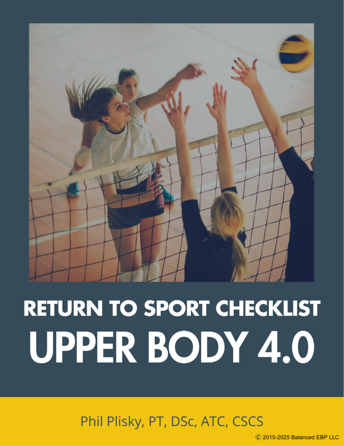 Upper Body 4.0 return-to-sport checklist cover