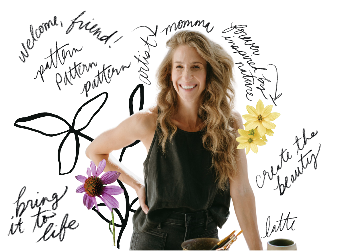 Surface pattern designer and creative entrepreneur Bonnie Christine launches Pattern+ Patter Plus membership for artists who wants careers in surface pattern design