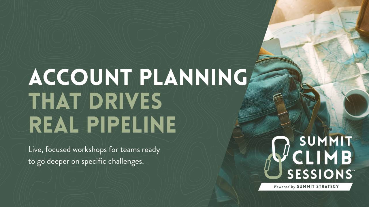 Account Planning that drives real pipeline