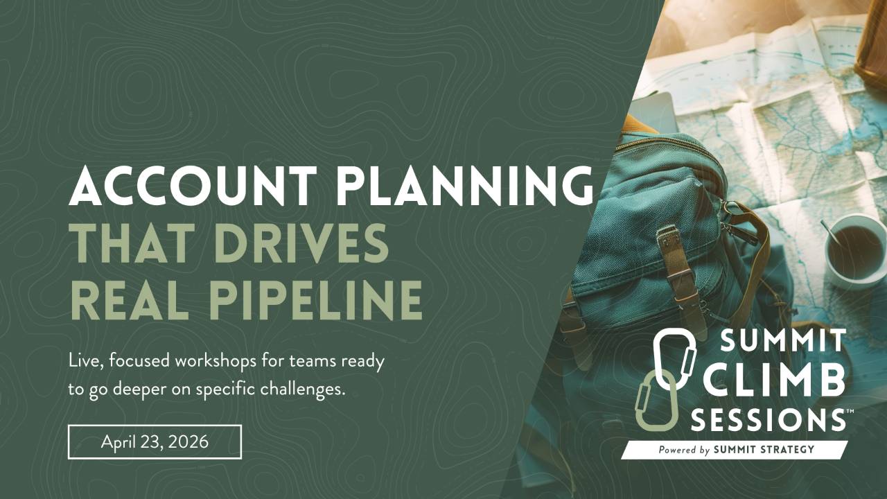 Account Planning that Drives Real Pipeline