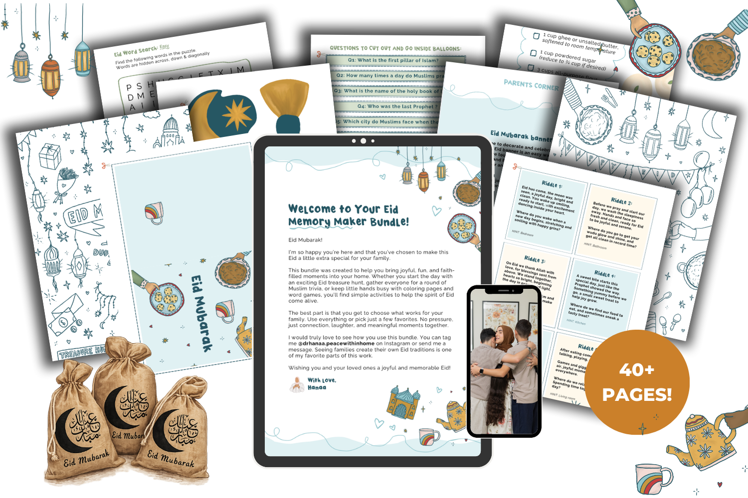 The Eid Memory Maker Bundle — printable activities