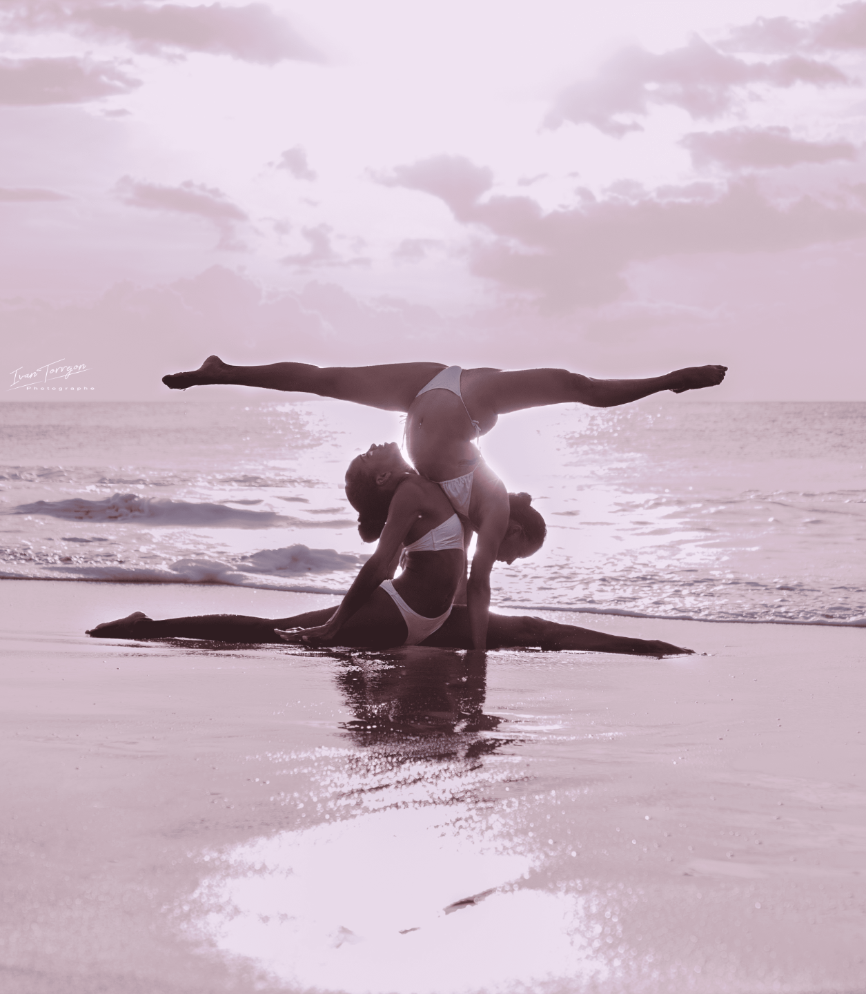 Magalie Adelson en figure de stretching