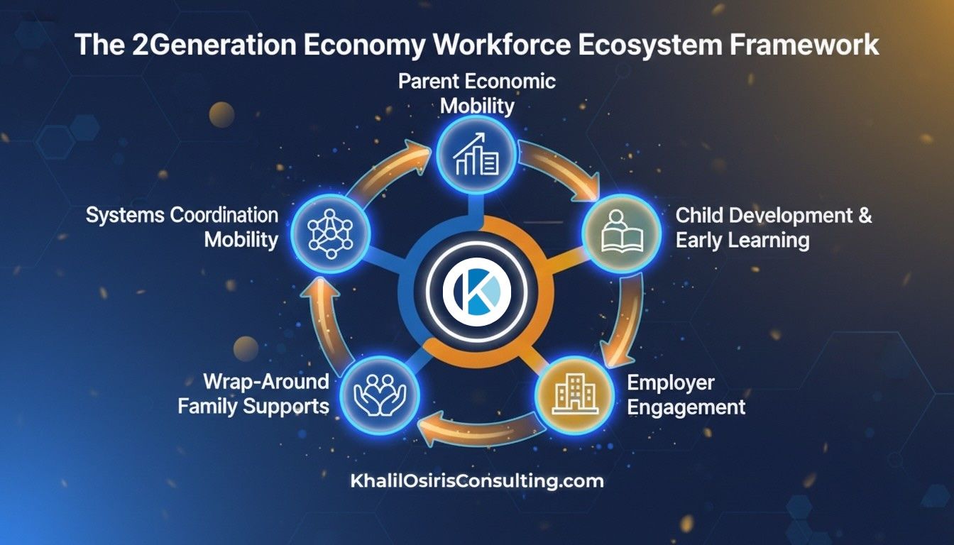 2Generation Economy Workforce Ecosystem Framework by Khalil Osiris Consulting