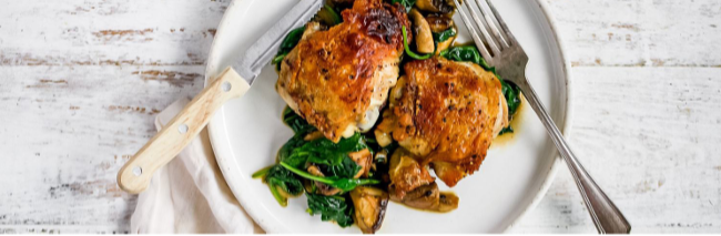 Garlic Butter Chicken Thighs