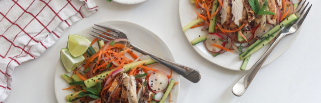 Chicken Thigh Shredded Salad