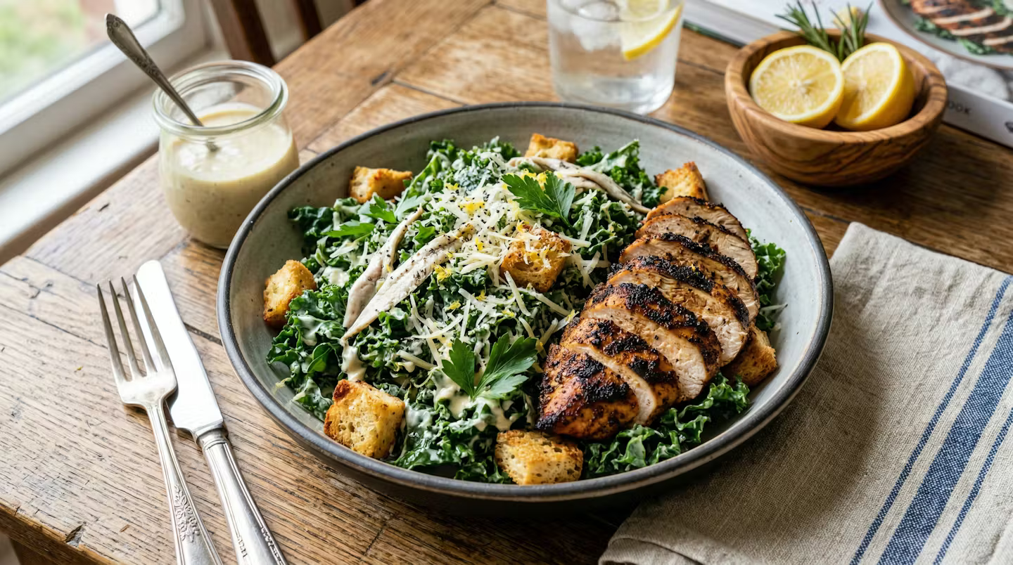 Kale Caesar Salad