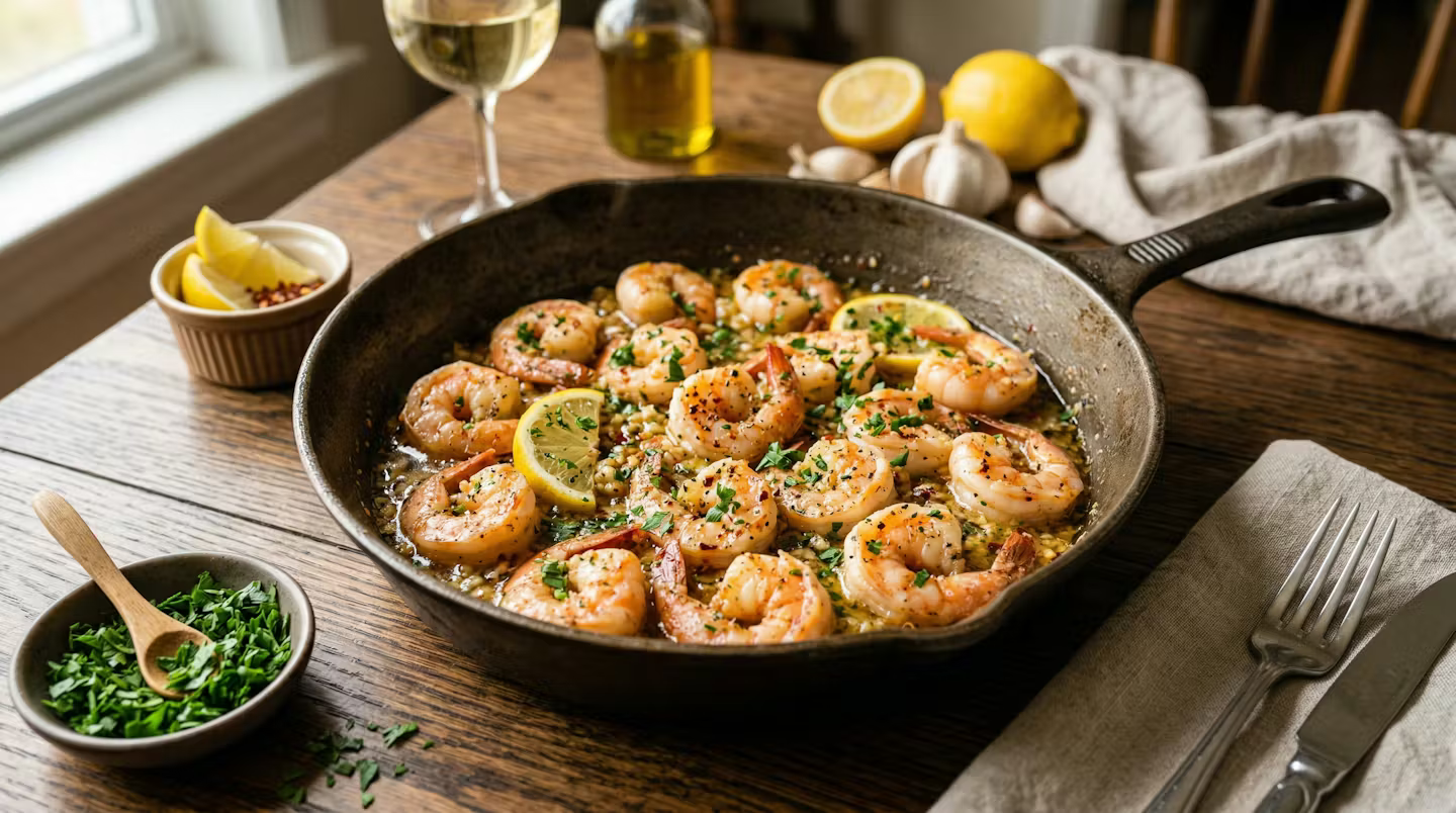 Lemon Garlic Shrimp