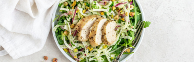 Fennel & Arugula Salad with Chicken