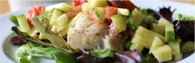 Haddock Pineapple Salsa