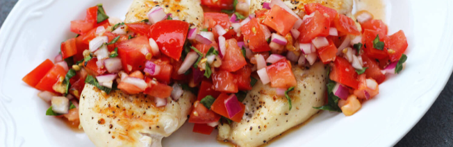 Grilled Bruschetta Chicken
