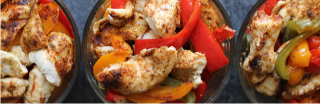 One Pan Chicken Fajita Bowls