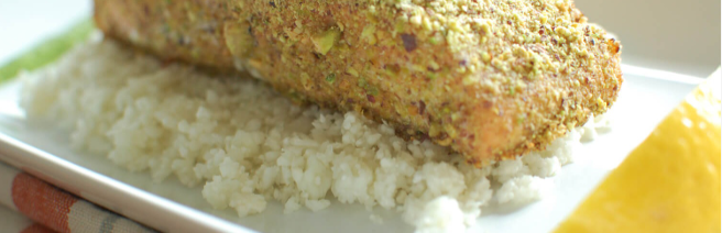 Pistachio Crusted Salmon