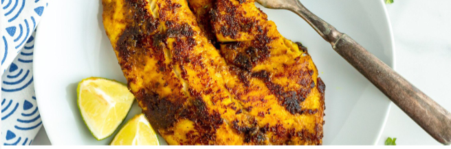 Pan Fried Turmeric Ginger Tilapia