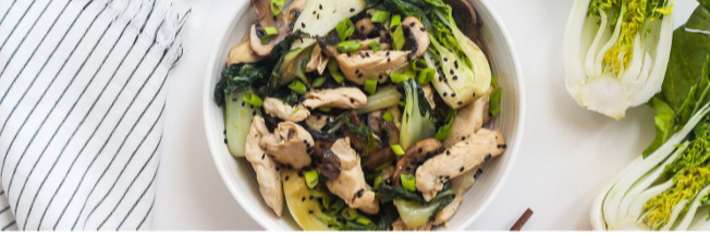 Chicken & Bok Choy Stir Fry