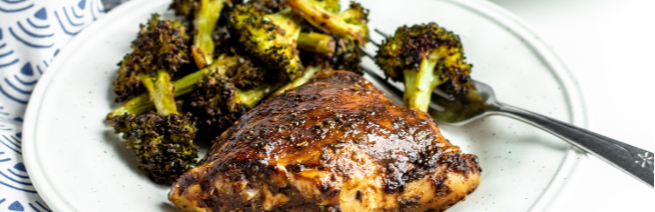 Balsamic Dijon Chicken Thighs