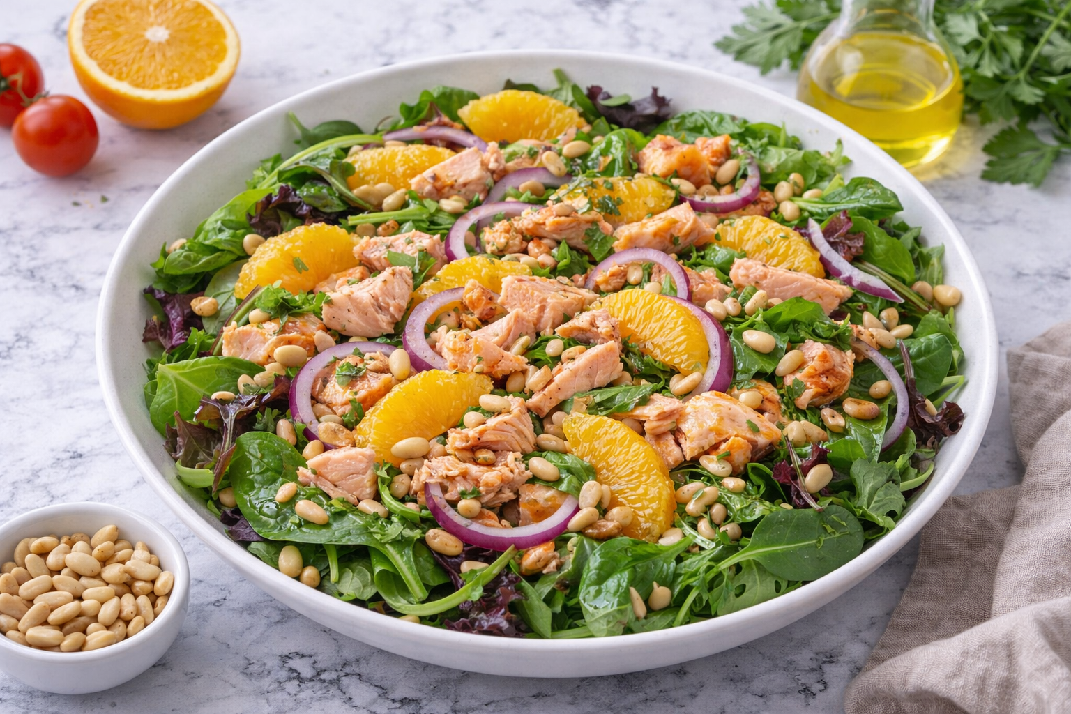 Salmon Orange Salad