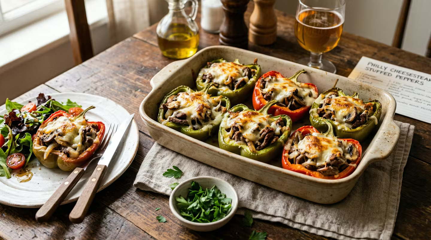 Philly Stuffed Peppers