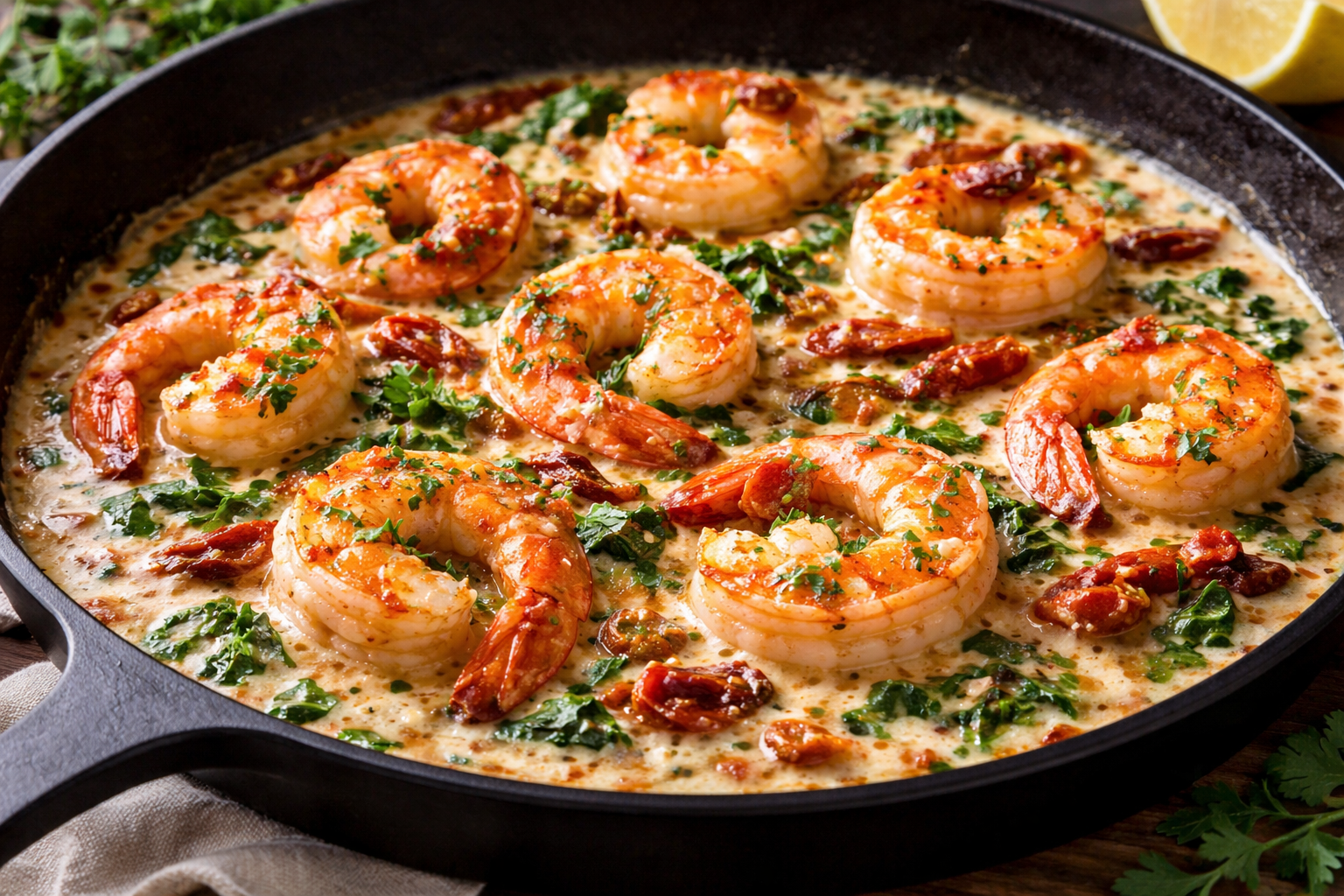 Tuscan Butter Shrimp