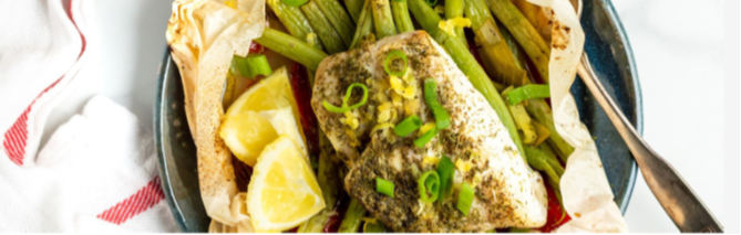 Parchment Baked Haddock