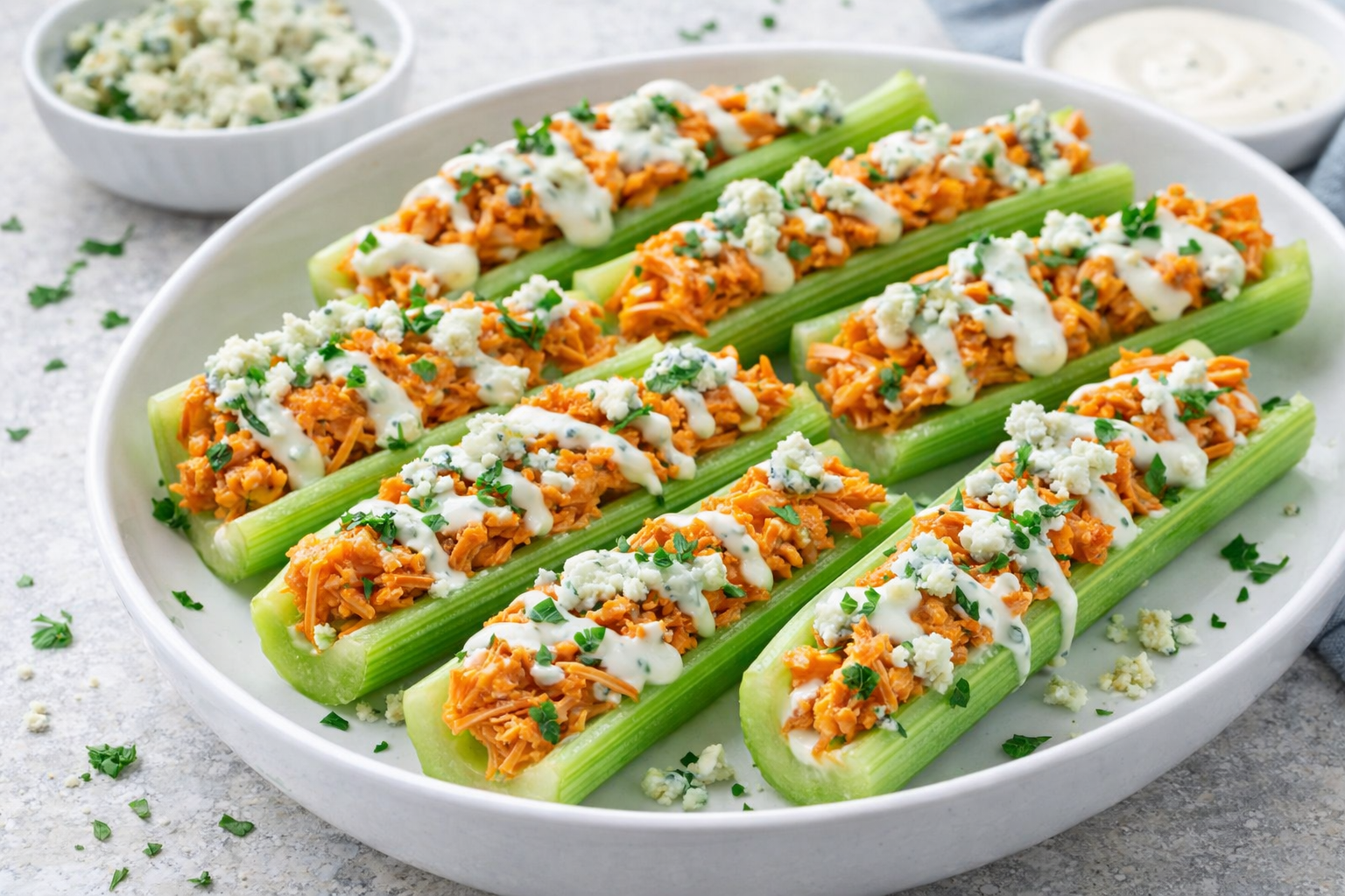 Buffalo Celery Boats