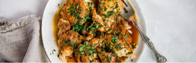 Pressure Cooker Sticky Chicken Thighs