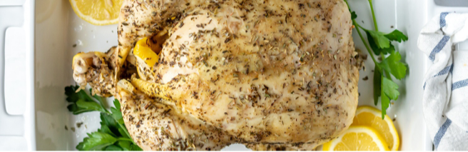 Pressure Cooker Roasted Chicken