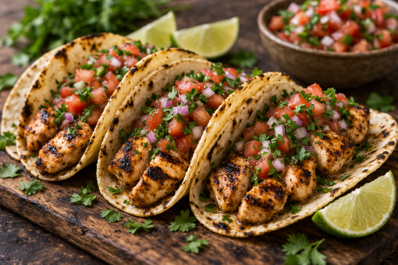 Grilled Chicken Tacos