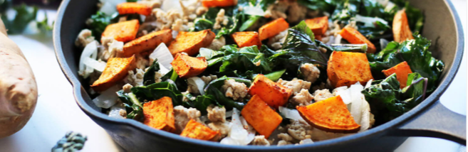 Turkey Kale Bowl