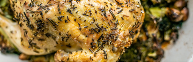 Herb & Garlic Whole Roasted Chicken