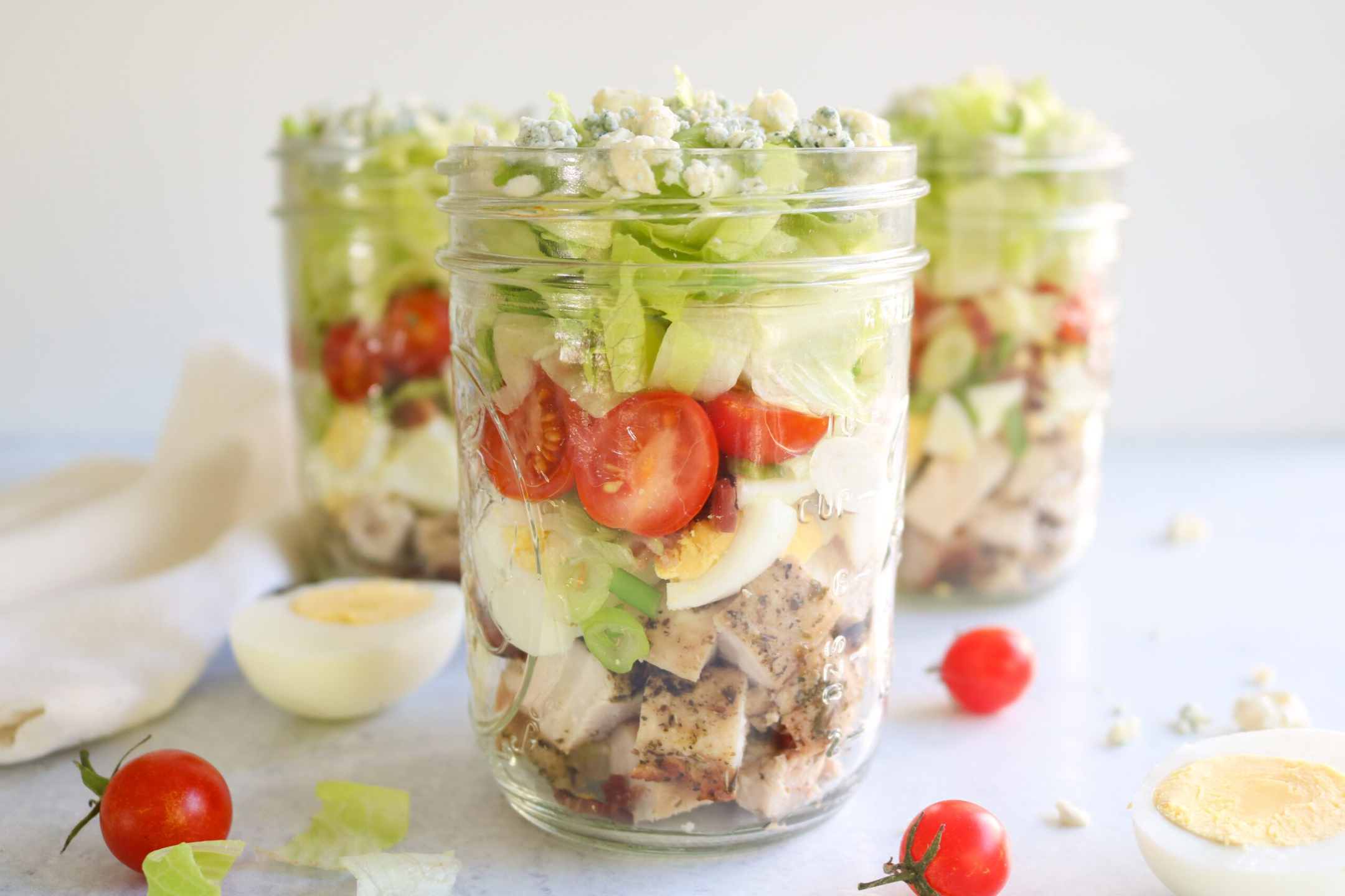Cobb Salad Jar