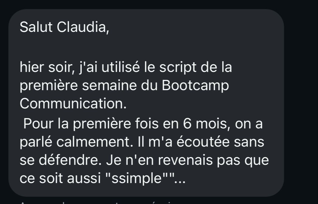 Avis Bootcamp J'ose communiquer