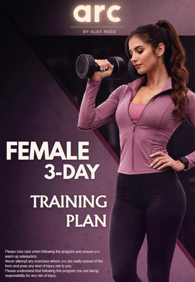 Female 3 Day Training Plan