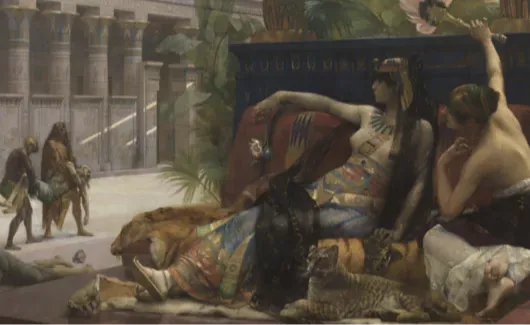 Schilderij van Cleopatra