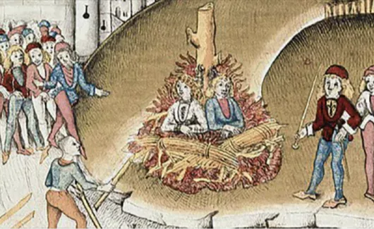 Verbranding van homoseksuele mensen in de middeleeuwen