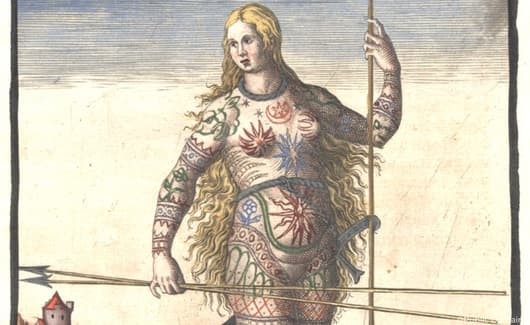 Schilderij waarin de Joodse gemeenschap wordt verbrand tijdens de Zwarte Dood