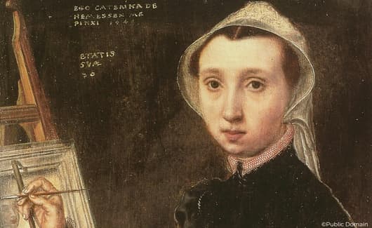 Schilderij waarin de Joodse gemeenschap wordt verbrand tijdens de Zwarte Dood