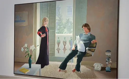 Mr and Mrs Clark and Percy van David Hockney