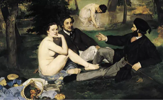 Le Déjeuner sur l'herbe van Édouard Manet