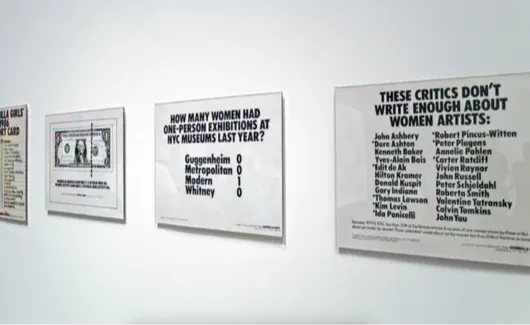 Werk van Guerilla Girls