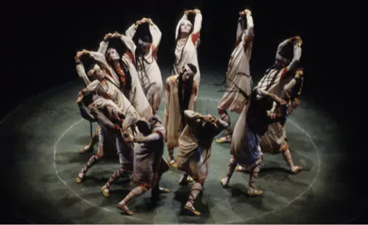 Scène uit Le Sacre du Printemps