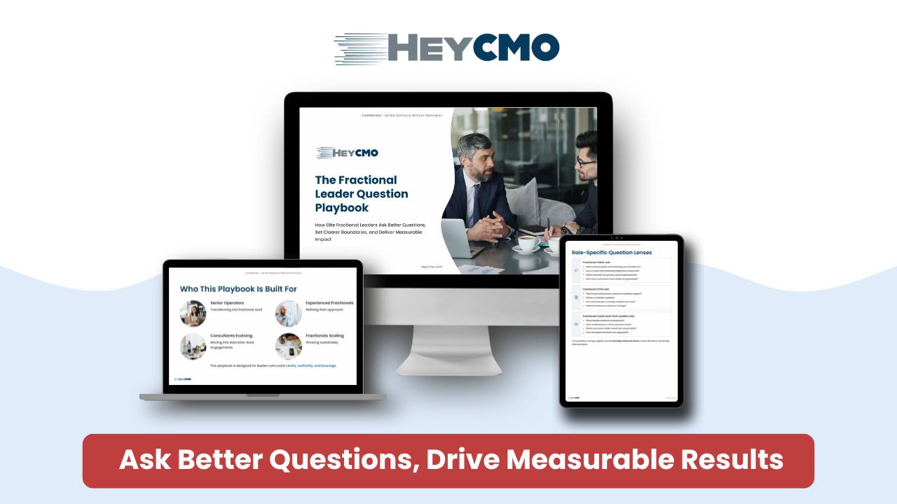 Hey CMO Fractional Leader Question Playbook 