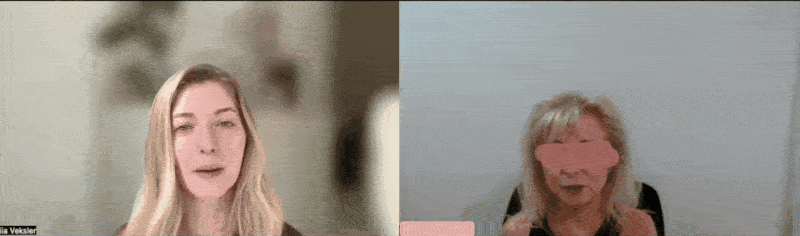 Live Q&A between Valeriia and her students for Live Face Analysis